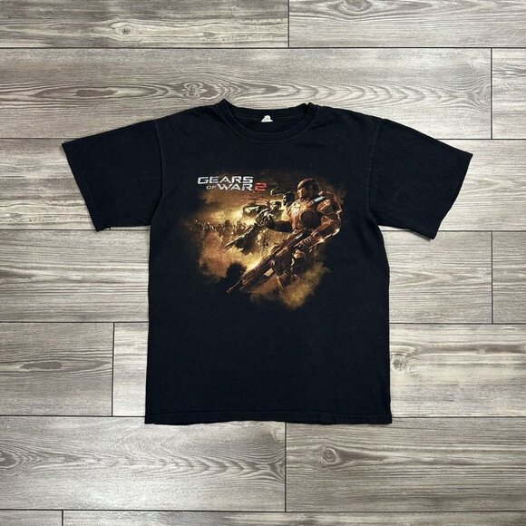Y2K Gears Of War 2 Video Game Promo T Shirt - Picture 1 of 5